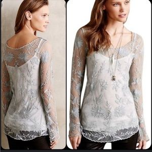 NWT Anthropologie Everleigh Lace Top